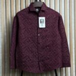 Premium Embossed Drop Shoulder Boxy Fit Shirt - Image 5