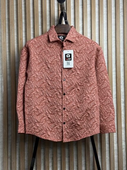 Premium Embossed Drop Shoulder Boxy Fit Shirt